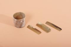  Werkst tte Carl Aub ck Set of Three Combs and a Jar by Carl Aub ck Austria - 2413466