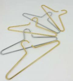  Werkst tte Carl Aub ck Up to 12 Austrian Modernist Solid Chrome Plated Coat Hangers from the 1970s - 4067397