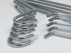  Werkst tte Carl Aub ck Up to 12 Austrian Modernist Solid Chrome Plated Coat Hangers from the 1970s - 4067476
