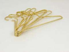  Werkst tte Carl Aub ck Up to 12 Austrian Modernist Solid Gold Plated Coat Hangers from the 1970s - 4057785