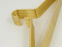  Werkst tte Carl Aub ck Up to 12 Austrian Modernist Solid Gold Plated Coat Hangers from the 1970s - 4057787