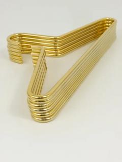  Werkst tte Carl Aub ck Up to 12 Austrian Modernist Solid Gold Plated Coat Hangers from the 1970s - 4057789