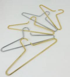  Werkst tte Carl Aub ck Up to 12 Austrian Modernist Solid Gold Plated Coat Hangers from the 1970s - 4057796