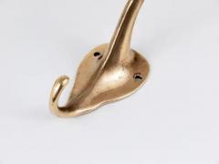  Werkst tte Hagenauer Wien Adolf Loos Art Nouveau Brass Wall Coat Hook Werkst tte Hagenauer Austria 1910 - 4047117