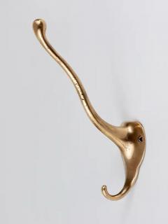  Werkst tte Hagenauer Wien Adolf Loos Art Nouveau Brass Wall Coat Hook Werkst tte Hagenauer Austria 1910 - 4047177