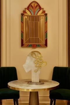  Werkst tte Hagenauer Wien Female Profile Sculpture by Hagenauer Vienna circa 1935 - 4415088