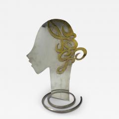  Werkst tte Hagenauer Wien Female Profile Sculpture by Hagenauer Vienna circa 1935 - 4419185