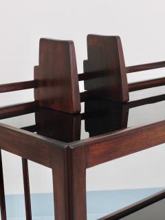  Werkst tte Hagenauer Wien Hagenauer Jirasek Unique Side Table Book Shelf Shelving Unit Vienna 1940s - 4819201
