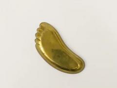  Werkst tte Hagenauer Wien Werkst tte Hagenauer Sculptural Foot Bowl or Tray Midcentury Brass Austria - 4062579