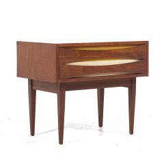  West Michigan Furniture Co Arne Vodder Style West Michigan Furniture Walnut Nightstands Pair - 3826830