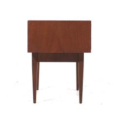  West Michigan Furniture Co Arne Vodder Style West Michigan Furniture Walnut Nightstands Pair - 3826833