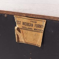  West Michigan Furniture Co Arne Vodder Style West Michigan Furniture Walnut Nightstands Pair - 3826834