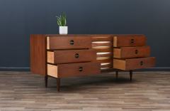  West Michigan Furniture Co Mid Century Modern Dresser w Lacquered Bowtie Drawers - 3596261