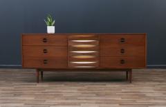  West Michigan Furniture Co Mid Century Modern Dresser w Lacquered Bowtie Drawers - 3596263