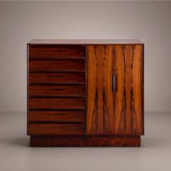  Westnofa Furniture Brazilian Rosewood Gentlemans Dresser Chest by Westnofa Sweden - 4636587