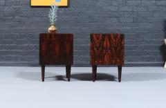  Westnofa Furniture Mid Century Rosewood Night Stands w Bookcase by Westnofa - 4484907