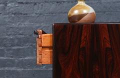  Westnofa Furniture Mid Century Rosewood Night Stands w Bookcase by Westnofa - 4484911