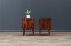  Westnofa Furniture Mid Century Rosewood Night Stands with Bookcase by Westnofa - 3551415