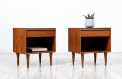  Westnofa Furniture Nordic Modern Teak Night Stands with Bookcase by Westnofa - 2885364