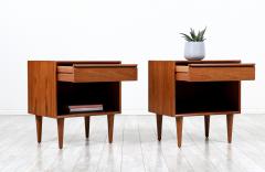  Westnofa Furniture Nordic Modern Teak Night Stands with Bookcase by Westnofa - 2885366