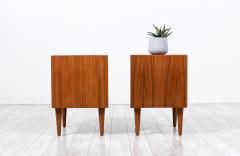 Westnofa Furniture Nordic Modern Teak Night Stands with Bookcase by Westnofa - 2885367