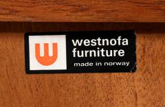  Westnofa Furniture Nordic Modern Teak Night Stands with Bookcase by Westnofa - 2885370