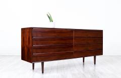  Westnofa Furniture Scandinavian Modern Rosewood 8 Drawer Dresser by Westnofa - 3133025