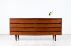  Westnofa Furniture Scandinavian Modern Walnut 8 Drawer Dresser by Westnofa - 3176341