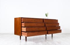  Westnofa Furniture Scandinavian Modern Walnut 8 Drawer Dresser by Westnofa - 3176343