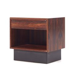  Westnofa Furniture Westnofa Mid Century Danish Rosewood Nightstands - 3827092