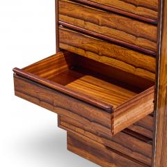  Westnofa Furniture Westnofa Mid Century Norwegian Rosewood Gentlemans Chest Dresser - 4496199