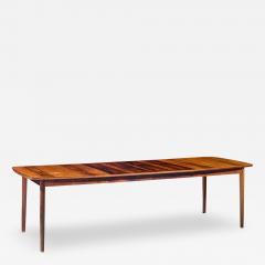  Westnofa Furniture Westnofa Mid Century Norwegian Rosewood Hidden Leaf Expanding Dining Table - 4483634
