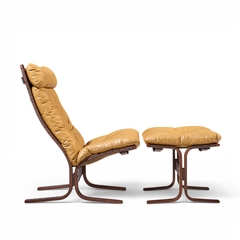  Westnofa Furniture Westnofa Mid Century Norwegian Siesta Bentwood Lounge Chairs Pair with Ottoman - 4711649