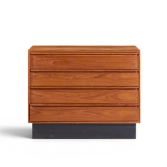  Westnofa Furniture Westnofa Mid Century Norwegian Teak 4 Drawer Dresser - 4692485