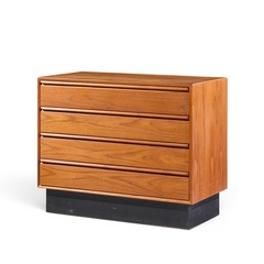  Westnofa Furniture Westnofa Mid Century Norwegian Teak 4 Drawer Dresser - 4692486