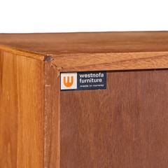  Westnofa Furniture Westnofa Mid Century Norwegian Teak 4 Drawer Dresser - 4692490