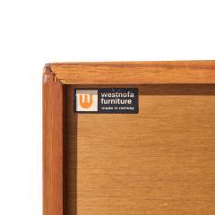  Westnofa Furniture Westnofa Mid Century Teak Norwegian Teak 8 Drawer Lowboy Dresser - 4584199