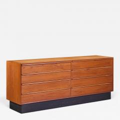  Westnofa Furniture Westnofa Mid Century Teak Norwegian Teak 8 Drawer Lowboy Dresser - 4584316