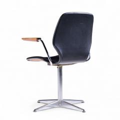  Westnofa Furniture Westnofa Mid Century Teak and Chrome Swivel Chair - 4418224