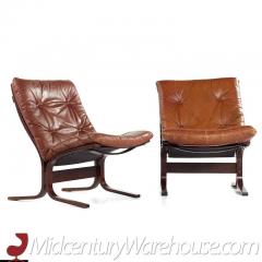  Westnofa Furniture Westnofa Siesta Mid Century Rosewood Lowback Lounge Chairs Pair - 3194826