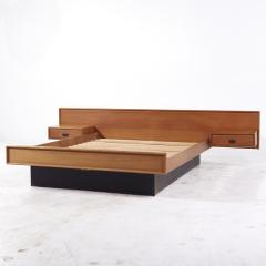  Westnofa Furniture Westnofa Style Mid Century Danish Teak Queen Platform Bed with Nightstands - 3840079