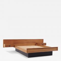  Westnofa Furniture Westnofa Style Mid Century Danish Teak Queen Platform Bed with Nightstands - 3848694