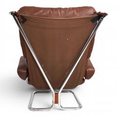  Westnofa Furniture Westnofa Wing Leather Armchair by Harald Relling 1970 - 4749884