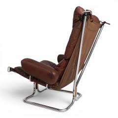  Westnofa Furniture Westnofa Wing Leather Armchair by Harald Relling 1970 - 4749889