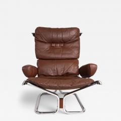  Westnofa Furniture Westnofa Wing Leather Armchair by Harald Relling 1970 - 4751763