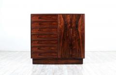  Westnofa of Norway Mid Century Modern Brazilian Rosewood Bachelor Chest of Drawers - 2264102