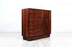  Westnofa of Norway Mid Century Modern Brazilian Rosewood Bachelor Chest of Drawers - 2264104