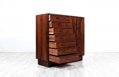  Westnofa of Norway Mid Century Modern Brazilian Rosewood Bachelor Chest of Drawers - 2264105