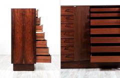  Westnofa of Norway Mid Century Modern Brazilian Rosewood Bachelor Chest of Drawers - 2264109