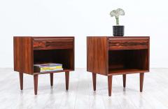  Westnofa of Norway Mid Century Modern Brazilian Rosewood Night Stands by Westnofa - 2239575